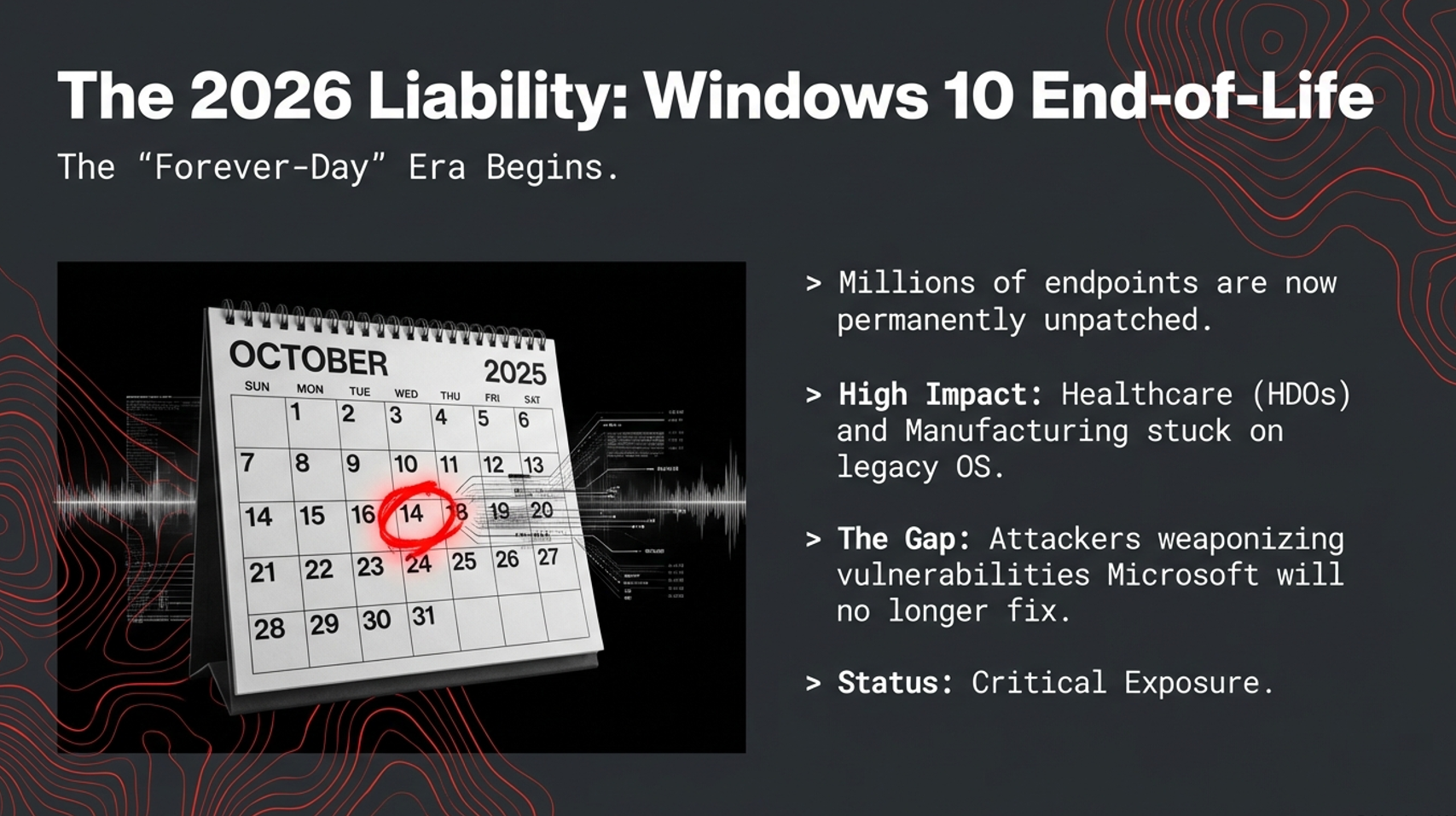Windows 10 end-of-support creates long-term exposure for MSP client fleets