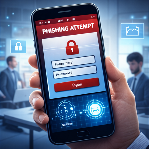 Mobile phishing and fake login attempts